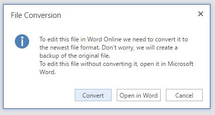 How do you open a Word document online?