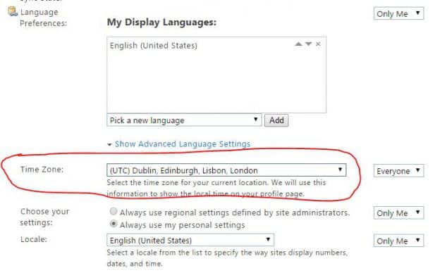 setting-proper-sharepoint-time-zone-for-users-sharepoint-maven