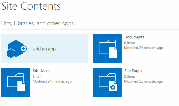 sharepoint project site
