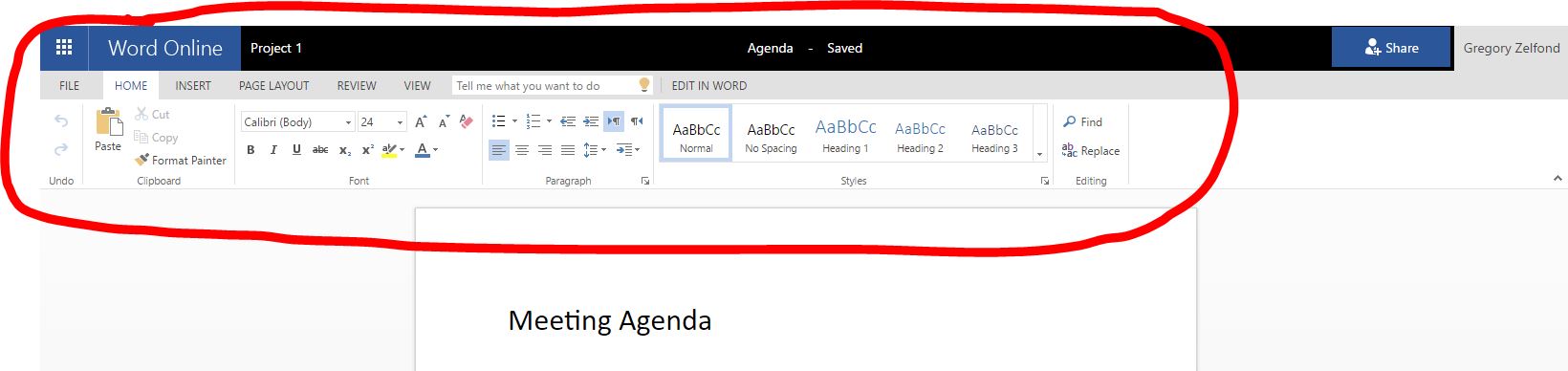 how to make a word document longer