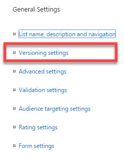 list sharepoint append changes comments functionality track settings version versioning switch each then under create history go