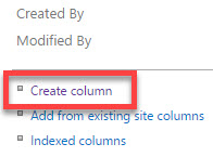 List Settings > Create Column