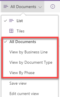 default view in SharePoint
