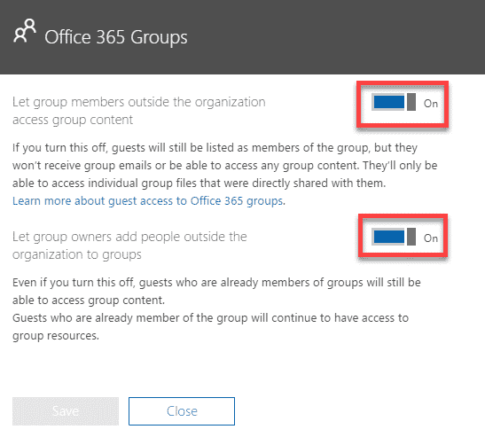 Office365groupexternalsharing7