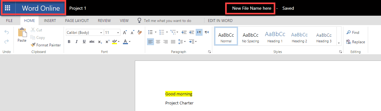 rename a file in SharePoint