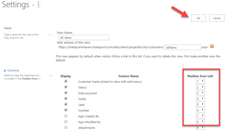 how-to-change-the-order-of-columns-in-a-sharepoint-list-or-library