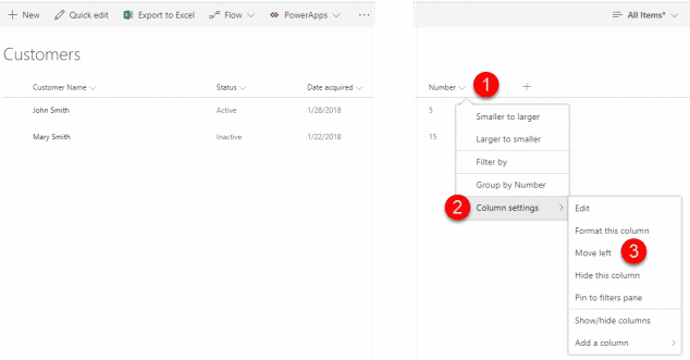 Sharepoint List. Sort Order How to change the order of columns in a SharePoint list or library ...