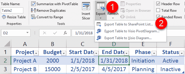 import Excel to SharePoint