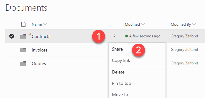 How To Share A File From Sharepoint?