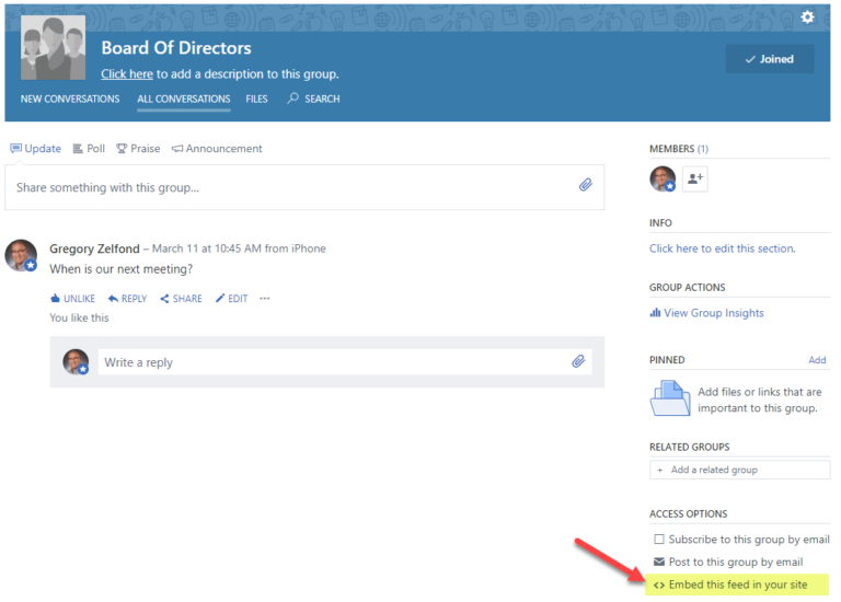 How To Embed Yammer On A SharePoint Page | SharePoint Maven