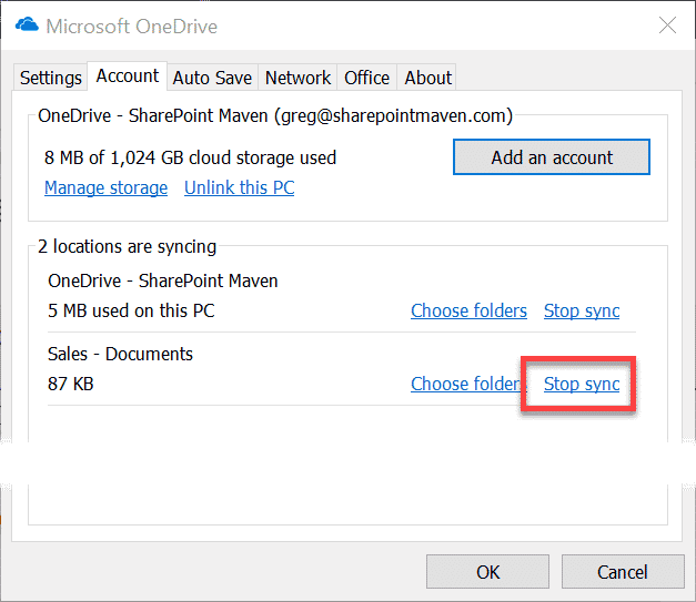 disable one drive microsoft words