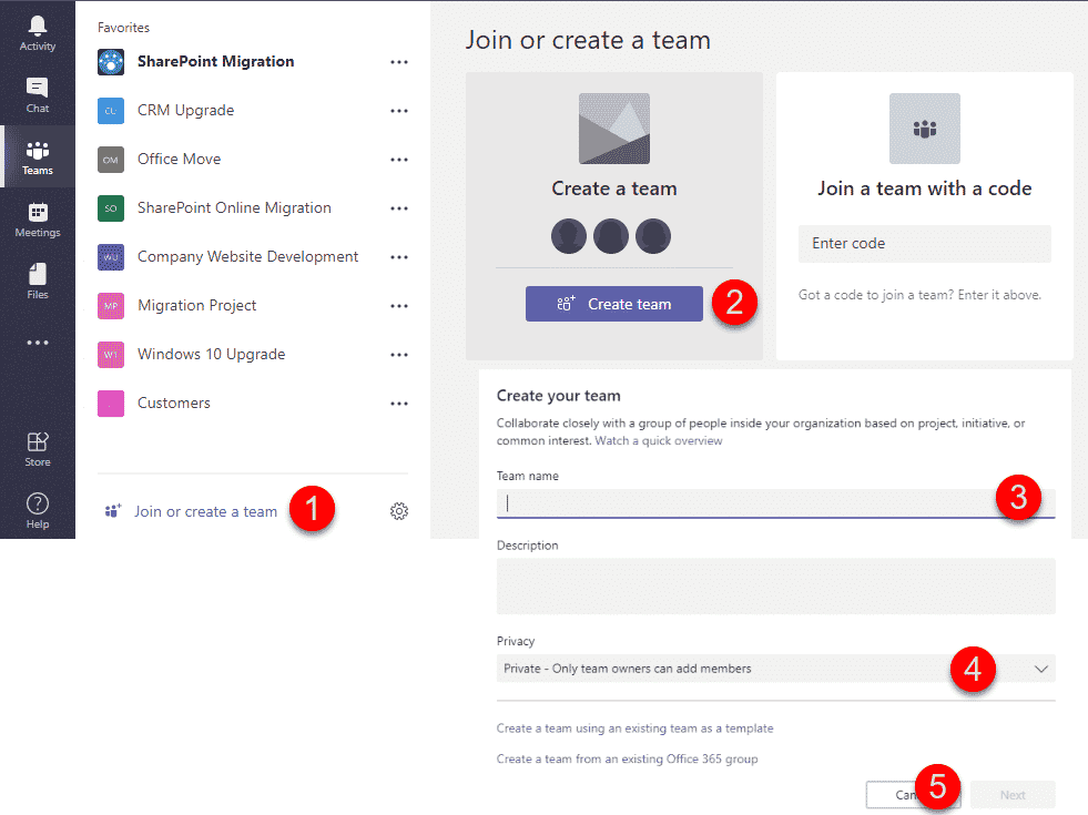 office 365 outlook private groups