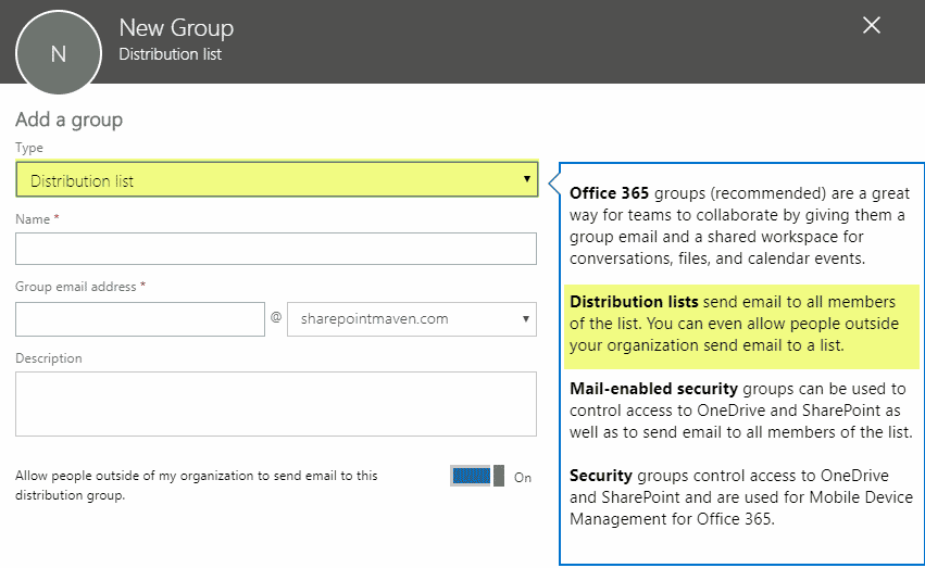 security groups in SharePoint and Office 365