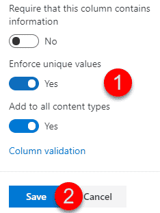 prevent duplicate entries in SharePoint lists and libraries