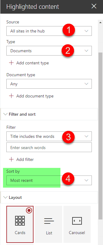 display documents from one SharePoint site