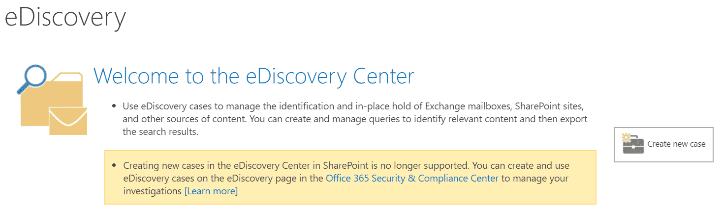 Compliance features in SharePoint and Office 365