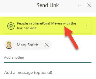 Share/Copy Link feature in SharePoint Online