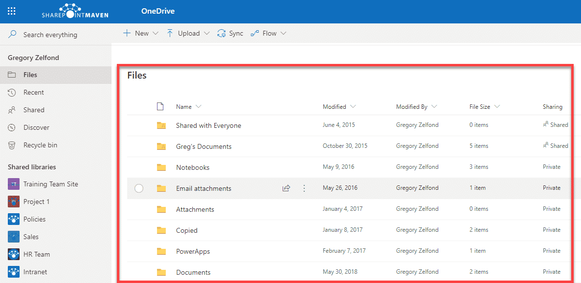 onedrive add sharepoint folder to sync