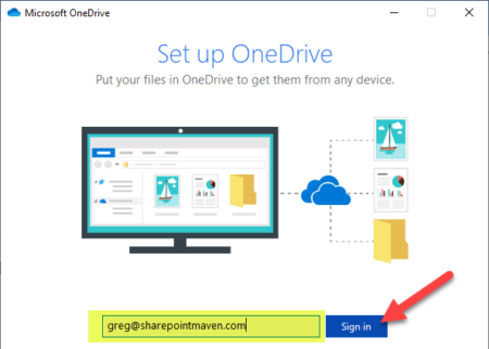 microsoft onedrive for business go daddy not syncing