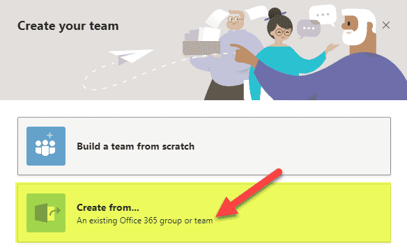 replicate a Team based on the existing Team