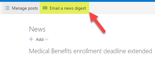 promote Newsletters in SharePoint Online