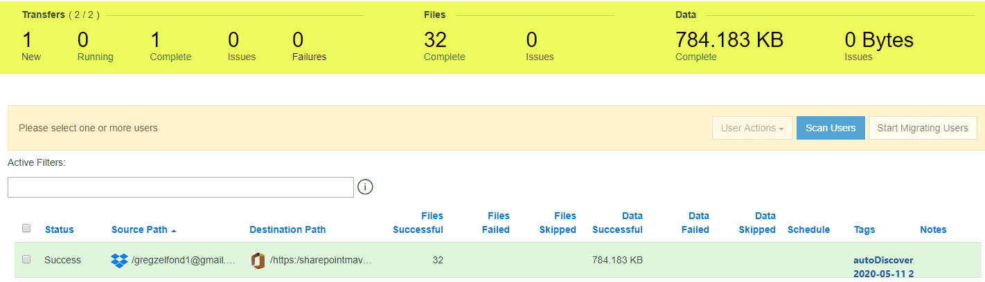 Mover Migration Tool