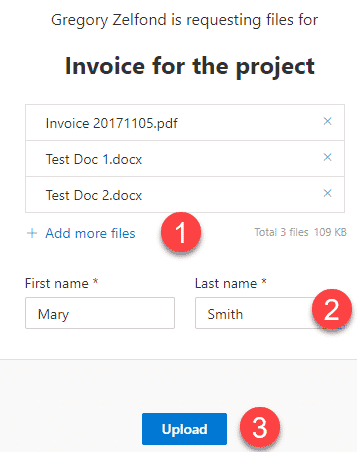 request files in OneDrive