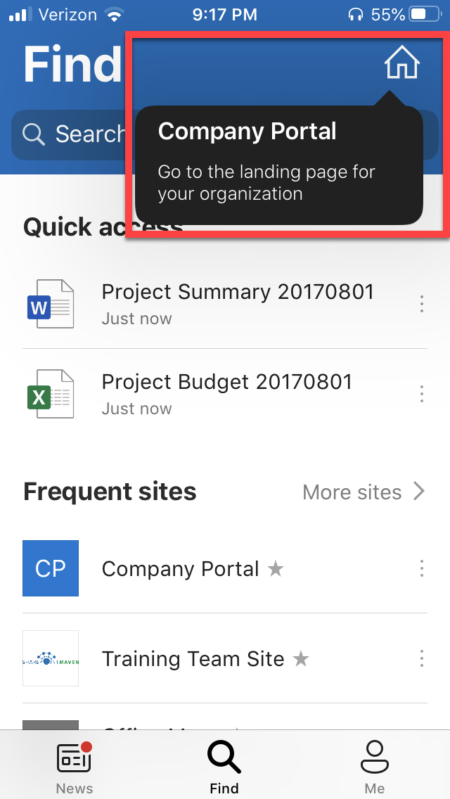 promote the SharePoint Intranet