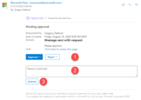 sharepoint approve workflow automate routed approver