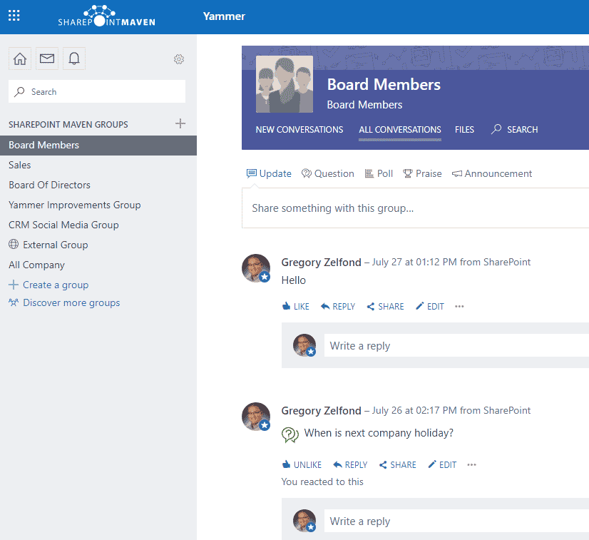 Use the Yammer Communities app for Microsoft Teams - Microsoft Support