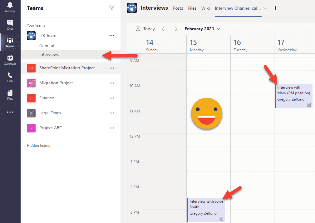 add a Channel Calendar in Teams