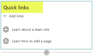 organize links in SharePoint