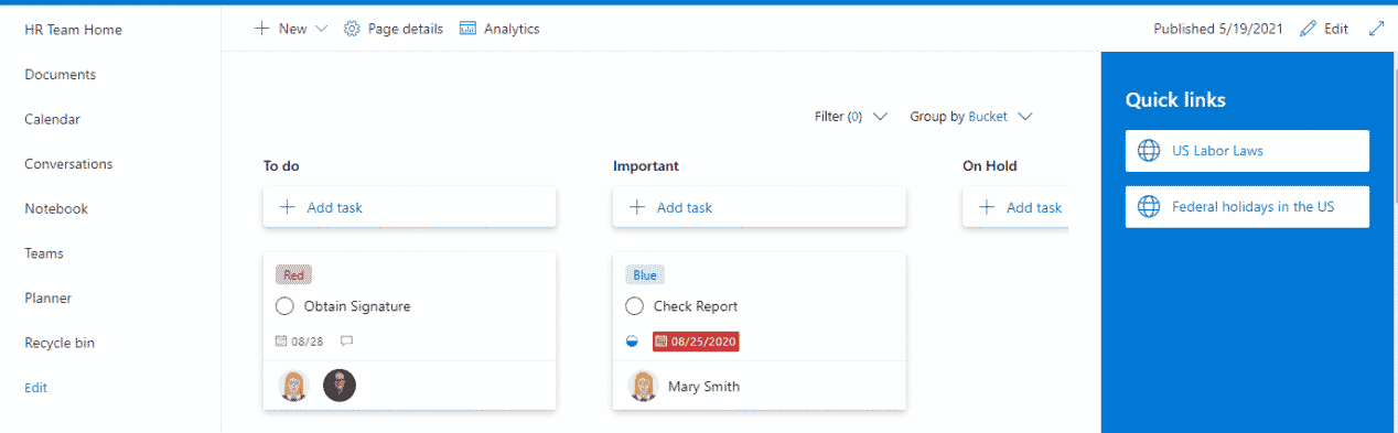 3 ways to add a Plan to a SharePoint page | SharePoint Maven