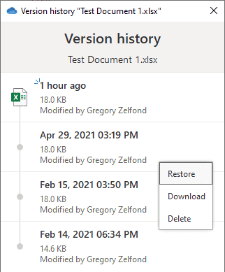 Version History in SharePoint