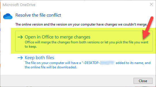 OneDrive sync conflicts