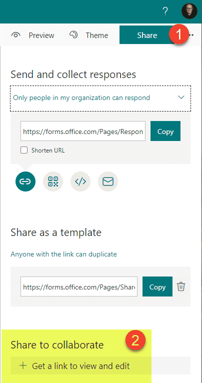 How to share Microsoft Forms with your colleagues | SharePoint Maven