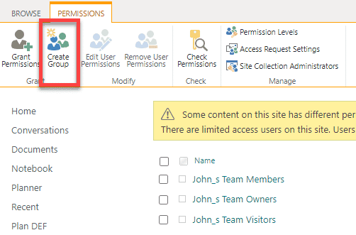 limit the selection of choices in a People column