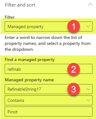 create a Managed Property in SharePoint Online