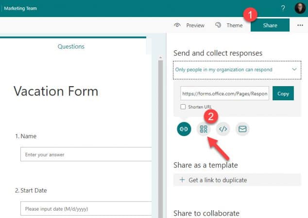 How to share a Microsoft Form via a QR Code | SharePoint Maven