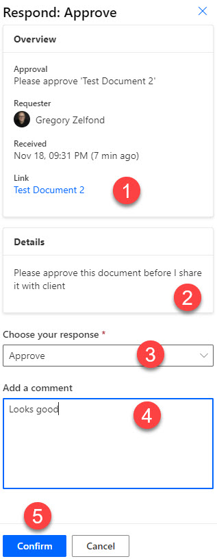 document approval in SharePoint