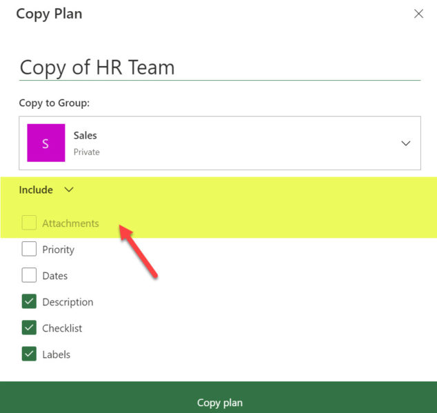 Ability to copy plans in Planner from one group to another