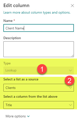 connect lists and libraries in SharePoint Online