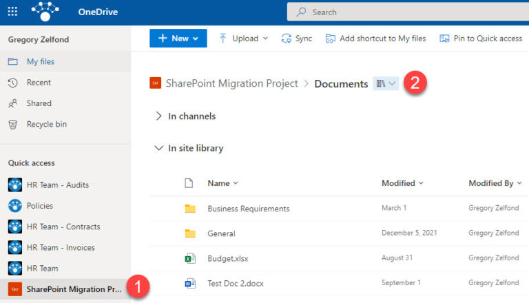 How To Quickly Switch Between Document Libraries In SharePoint ...