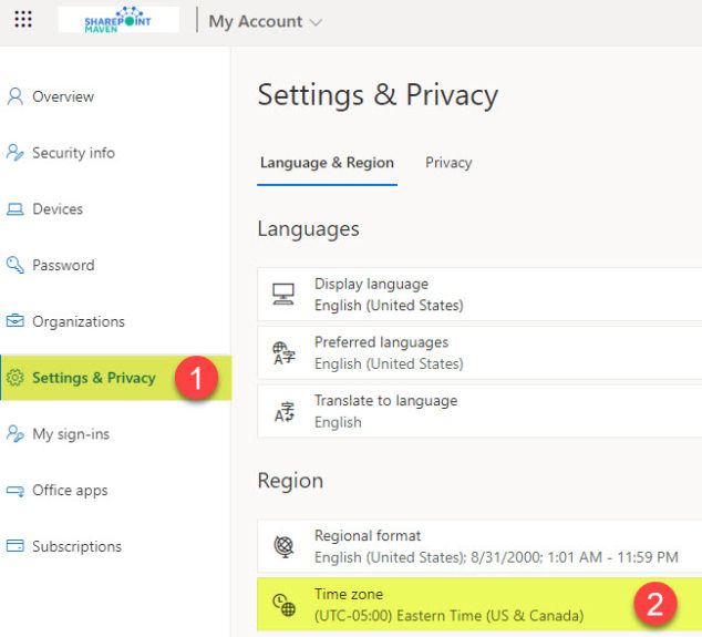 how-to-set-the-time-zone-for-all-sharepoint-sites-sharepoint-maven