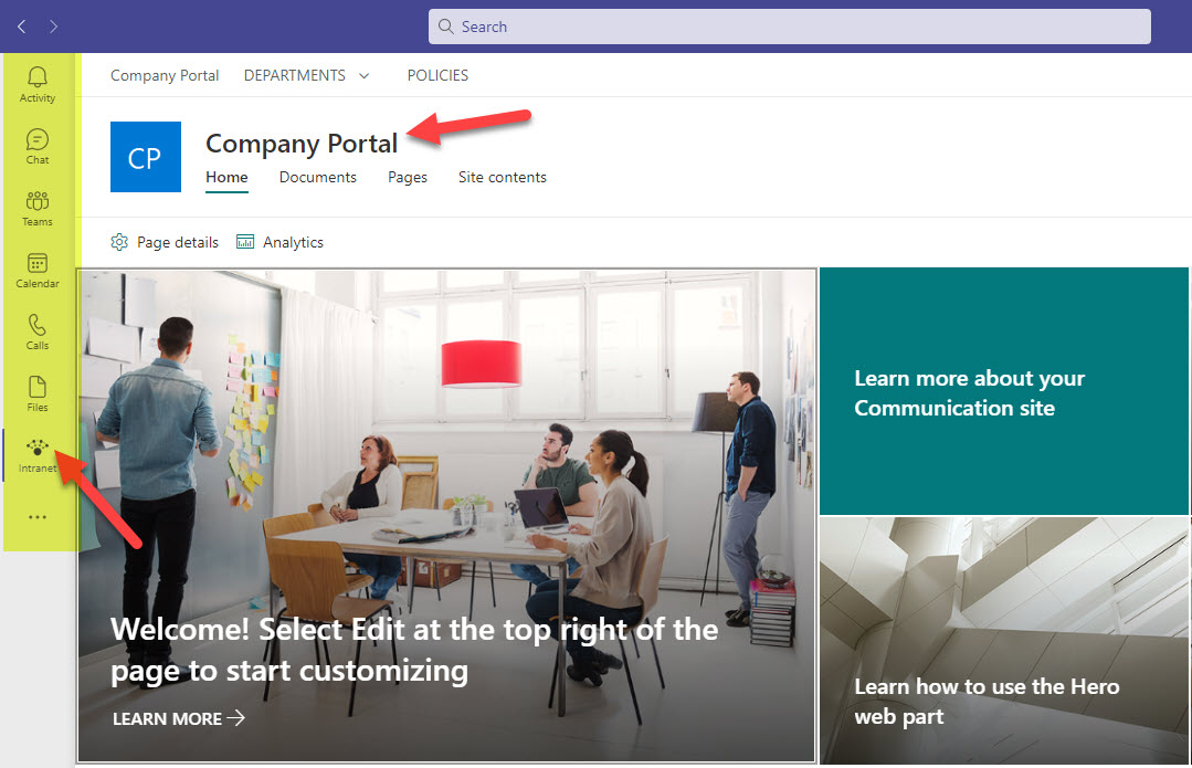 SharePoint Intranet Examples
