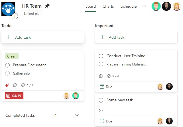 Project Management Portal in SharePoint Online - Plan in Planner (part of Microsoft 365)