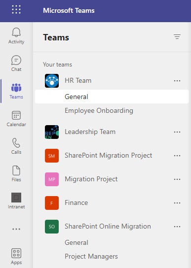 Microsoft Teams Application within Office 365