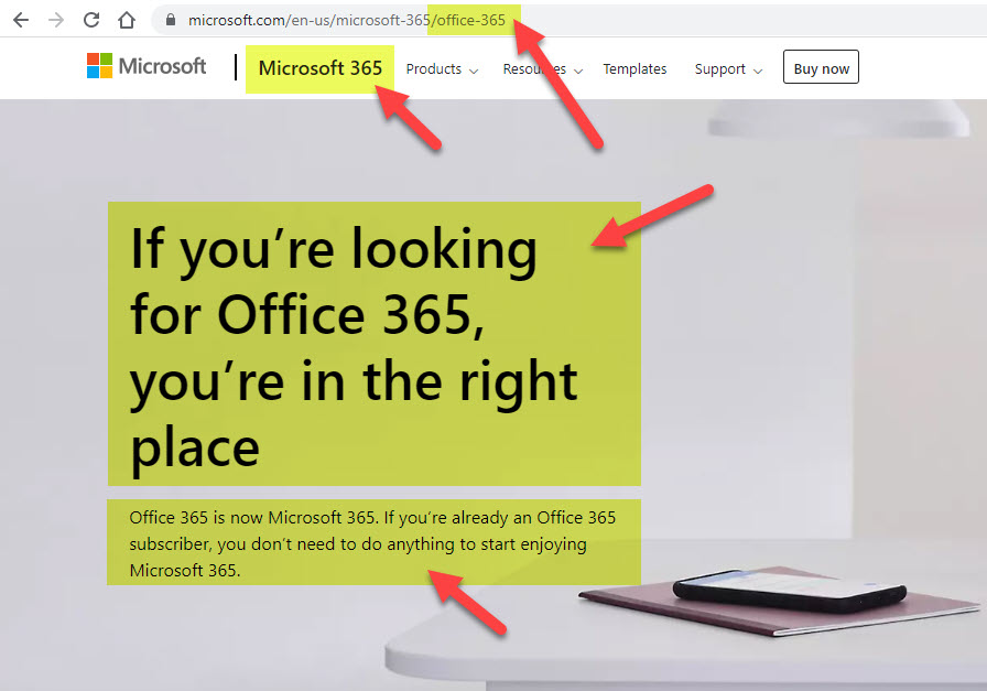Office 365 is part of Microsoft 365
