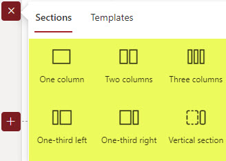 Page Section Templates