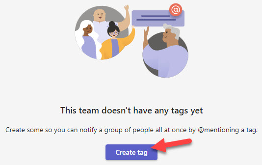 Tags Feature in Microsoft Teams